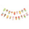 Ice Cream Banner Garland - Ice Cream Party Decorations, Summer