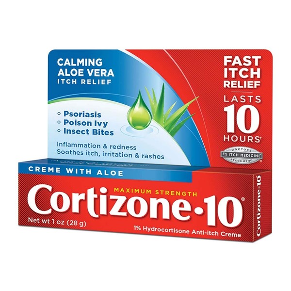 Cortizon-10 Itch Medicine Max Strength Creme 1 Ounce (29ml) (2 Pack)