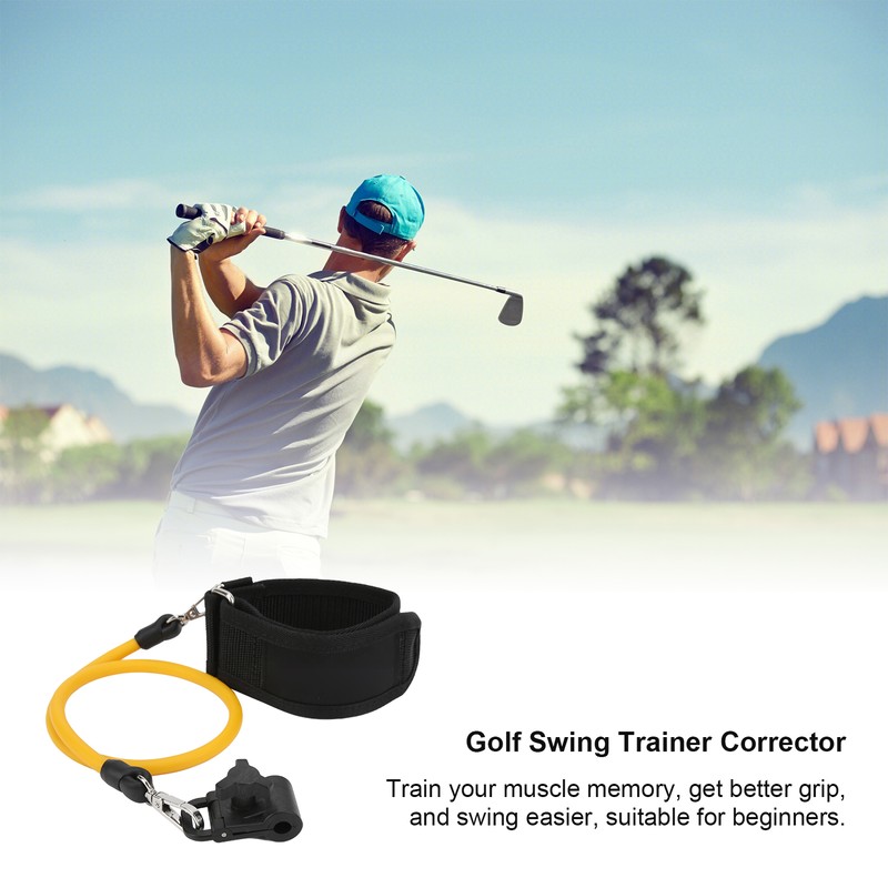 Golf Swing Release Trainer Elastic Rope Arm Strength Training Beginners