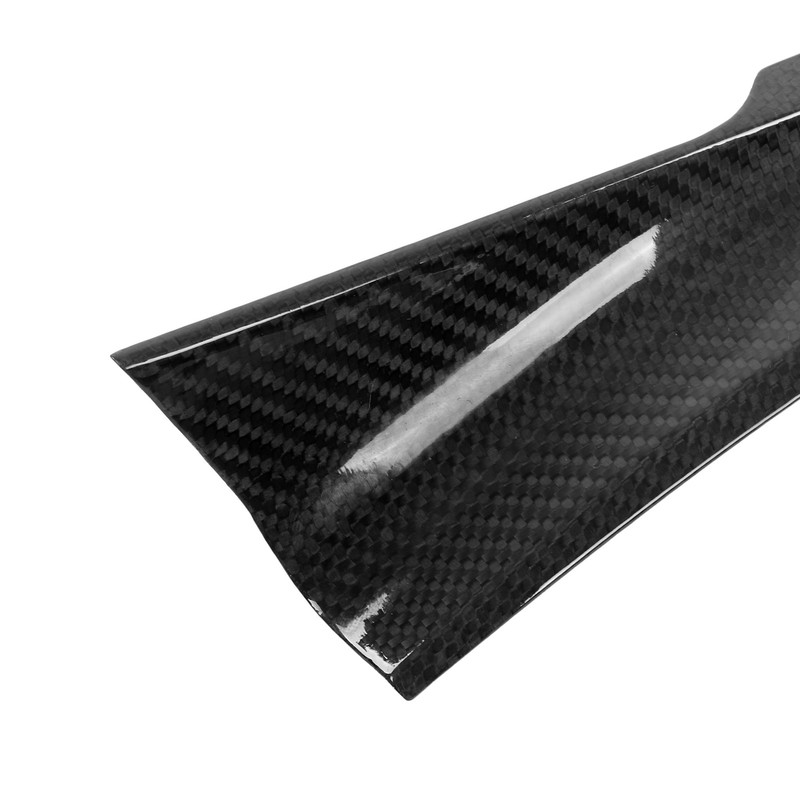 Carbon Fiber Center Console Gear Shift Cup Holder Panel Cover
