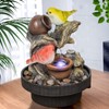Ferrisland Indoor Tabletop Water Fountain, Desktop & Table Waterfall Fountains,
