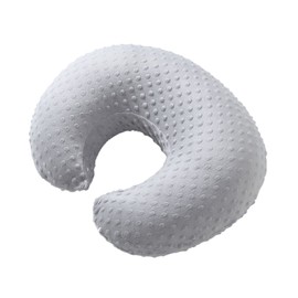 ESEN Baby Nursing Pillow and Body Positioner for Breast Feeding and Bottle Feeding, Ultra Soft Baby Breastfeeding Pillows with Removable Nursing Pillow Cover for More Support for Mom and Baby (Gray)
