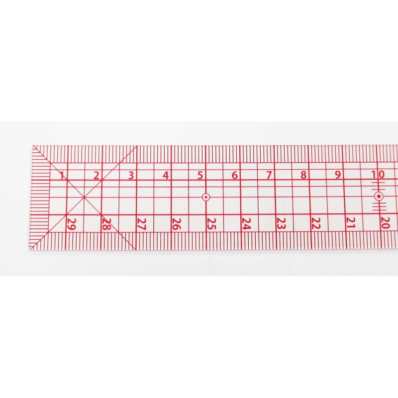 Uchida 014-0128 Graph Ruler, 11.8 inches (30 cm)