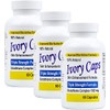 (3 Pack) Ivory Caps **Best Value**- Maximum Potency Glutathione 1500"Skin