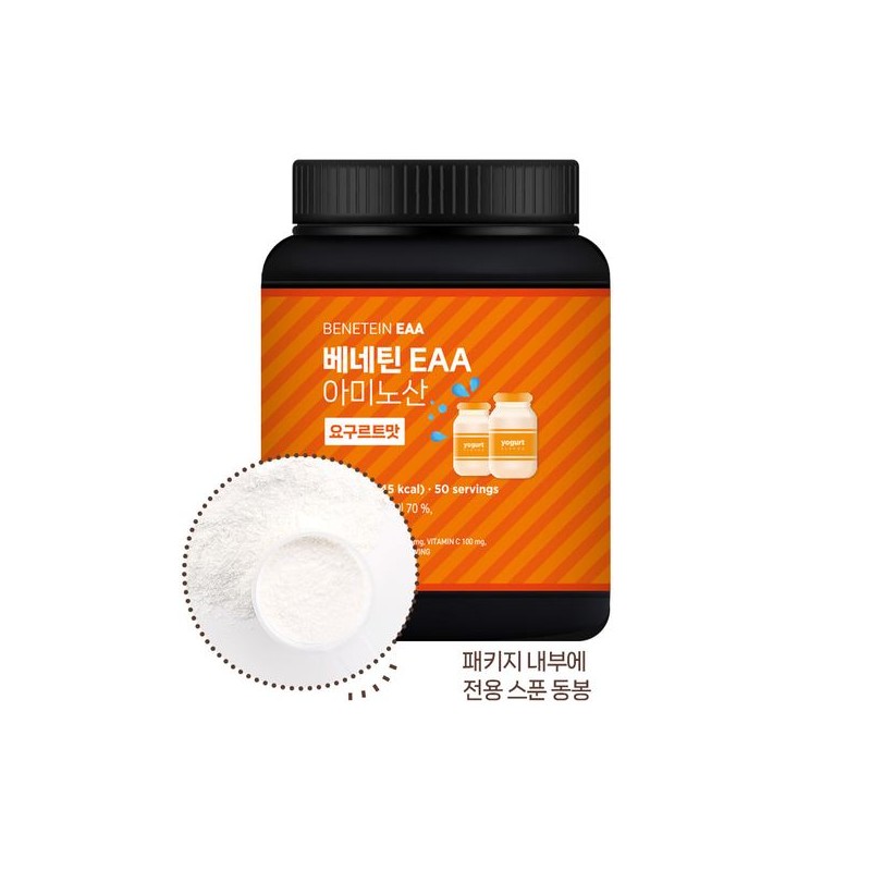 베네틴 EAA 7000 필수 아미노산 보충제 요구르트맛 500g Benetin EAA