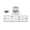 Plug Adapter,3 Way Plug Adapter UK Surge Protector Socket Adapter