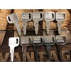 Ignition Keys Hyster Forklift, Lull Telehandler, NH Skid Steer, Upright/Yale