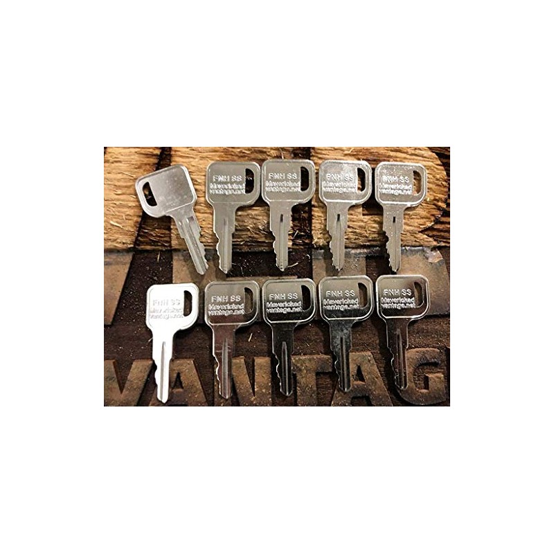 Ignition Keys Hyster Forklift, Lull Telehandler, NH Skid Steer, Upright/Yale