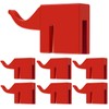 JolliLudo 6 Pack Elephant T-Post Target Steel Hanger Shooting Targets
