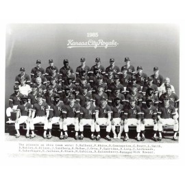 1985 World Champion Kansas City Royals 8x10 Team Photo