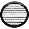 HVAC OV 10" Inch Black Round Aluminum Vent Cover -