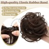 CJL HAIR 2PCs Small Cute Messy Bun Hair Piece for