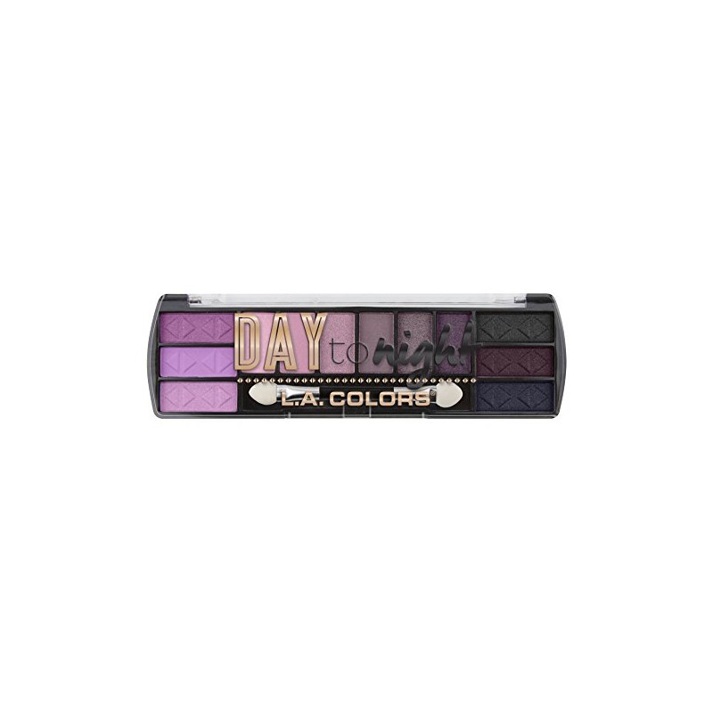 L.A. COLORS Day to Night 12 Color Eyeshadow, Daybreak CES429