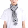 Electric Heated Scarf USB Plush Neck Scarf Graphene Warm Temperature