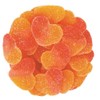Bayside Candy Gummy Sour Peachy Hearts - Peach Flavored Hearts