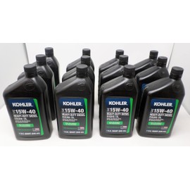 Kohler 25 357 47-S SAE 15W40 Diesel Engine Oil Case of 12 Quarts