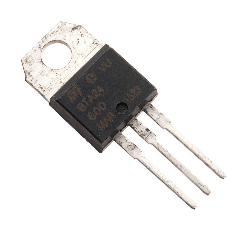 Bridgold 10pcs BTA24-600B BTA24 Medium Current Triac thyristor,Gate Trigger 24A