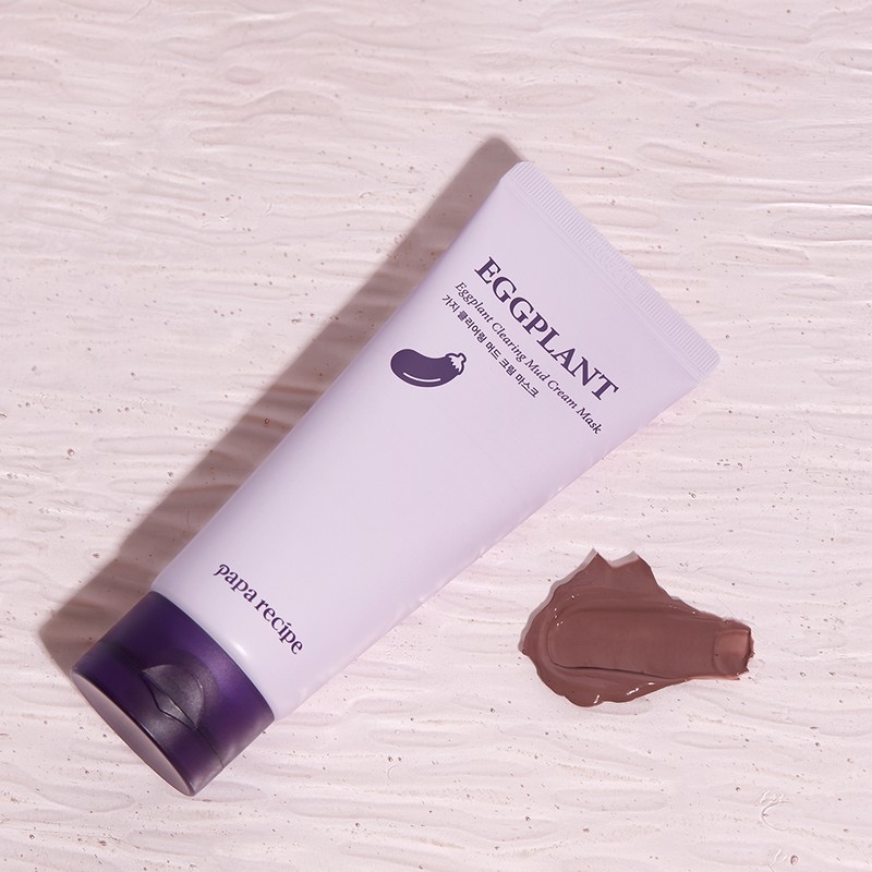 Papa Recipe Eggplant Clearing Mud Cream Mask 100ml Wash-Off Pack
