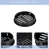 sourcing map 16Pcs 60mm/2.36" Circular Soffit Air Vents, Plastic Soffit