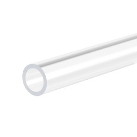 sourcing map PVC transparent tube, inner diameter 10 mm, diameter 14 mm, length 305 mm, acrylic plastic tube for lamp making, floor lamps, furniture, pack of 2