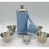 Giggle Golf 8 oz Flask Gift Set with 4 Shot