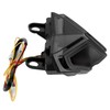 EVGATSAUTO Motorcycle LED Taillight, 1Pc Smoky Lens LED Tail Light,
