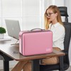 DocSafe Fireproof Document Box with Lock＆Shoulder Strap,Hard Case File Organizer