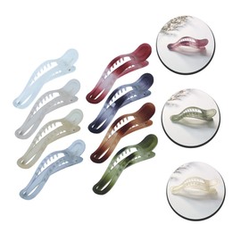 FRCOLOR 8pcs Hairpin Claw Clips Girls Hair Accessories Braided Hair Clips Hair Clips for Women Hair Claw Hair Gems for Women Jaw Clips for Thick Hair Miss Back of Head Frosted Acrylic