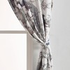 Laura Ashley Belvedere Window Curtains with Rod Pocket, 96-inch Length,