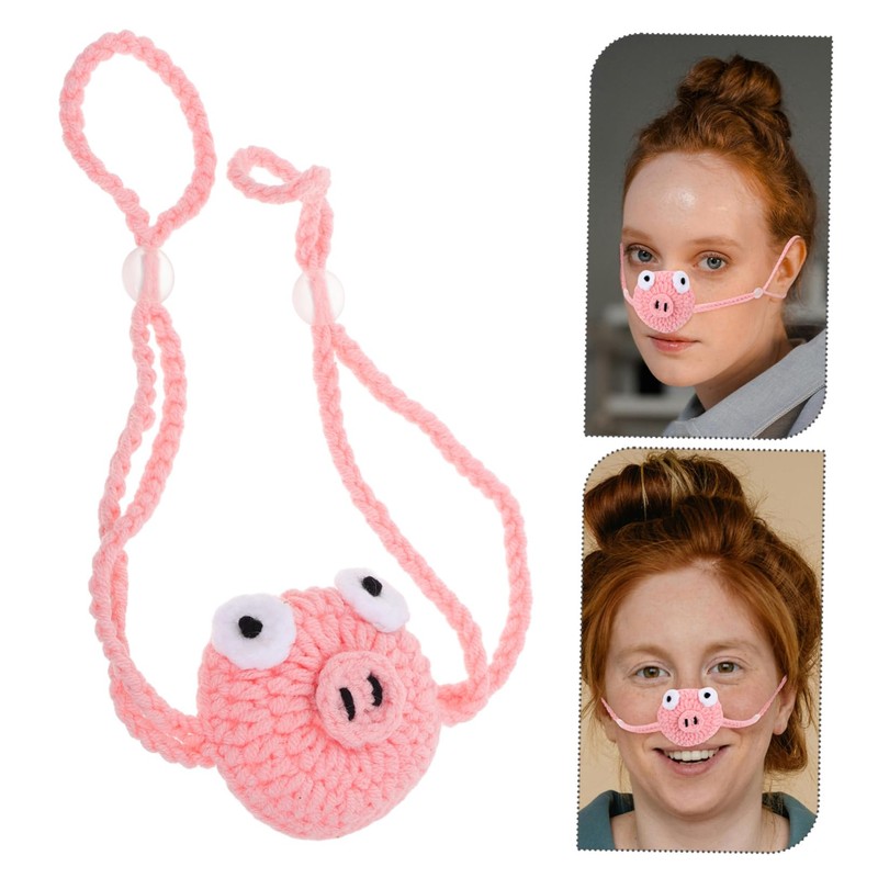 BIUDECO Handknitted Winter Nose Warmer for Women Charming Outdoor Travel