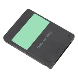 Game Console Memory Card, Small Efficient Plug and Play Game Data Card Stable with McBoot for 8MB 1.966-green Sticker