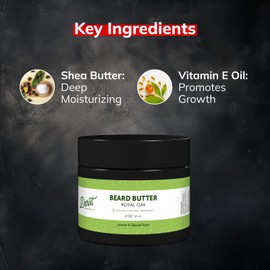 Detroit Grooming Co. Beard Butter for Men | Softens, Thickens & Hydrates with Safflower Oil & Shea Butter | Royal Oak Scent, 2oz