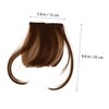 Vaguelly Clip in Bangs for Women Invisible Fake Bangs Hair