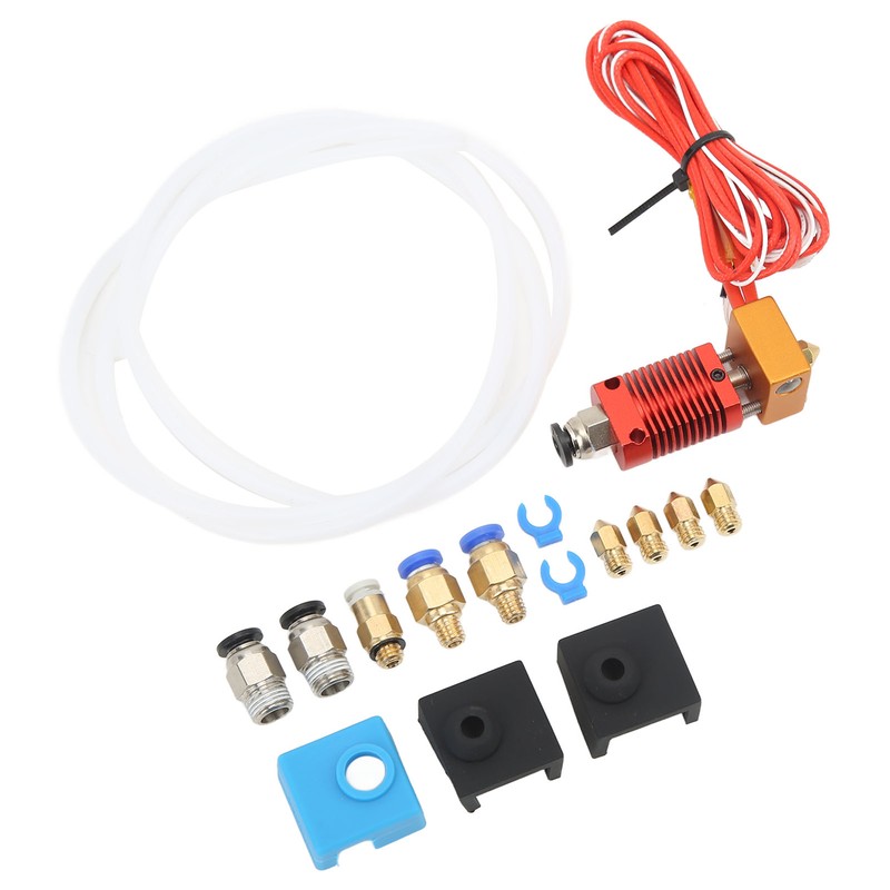 Assembled Hotend Kit for Ender 3 with Pneumatic Fittings Thermistor