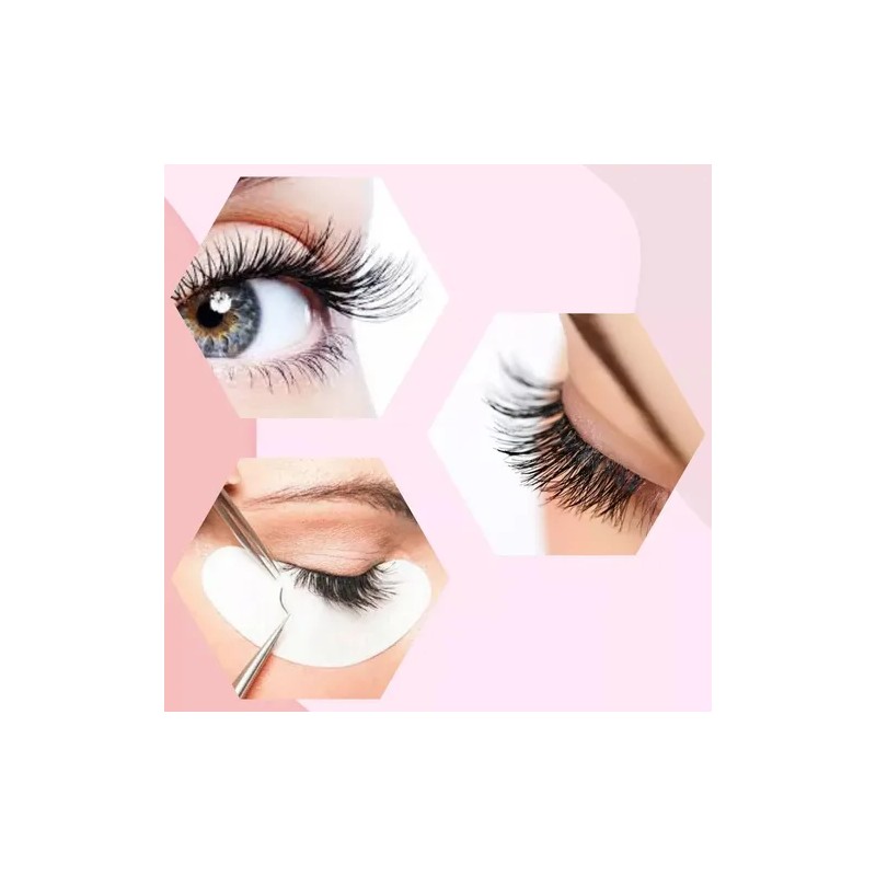 Parches Guía Extensión Pestañas Eyelash Extension Guide Patches, 420 Pcs
