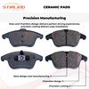 Stirling 4PCs Rear Brake Ceramic Pads kit for Nissan Maxima