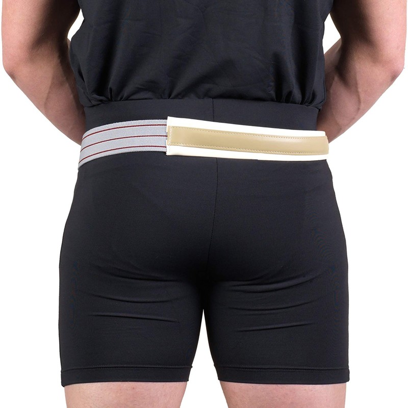 Truform-OTC Elastic Hernia Truss, Single Spring, Professional Medical Style, Hernia