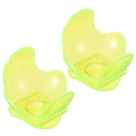 PATIKIL Tennis Ball Holder Waist Clip, 2 Pack Tennis Ball Clip ABS Waistband Clip Holder Sports Equipment for Tennis Training, Fluorescent Yellow
