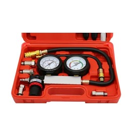New Cylinder Leak Down Tester Kit,Gasoline Engine Compression Tester kit with Extension Rod,Cylinder Leakage Tester Set for Pressure Check and Leakage Rate Test #TU-21