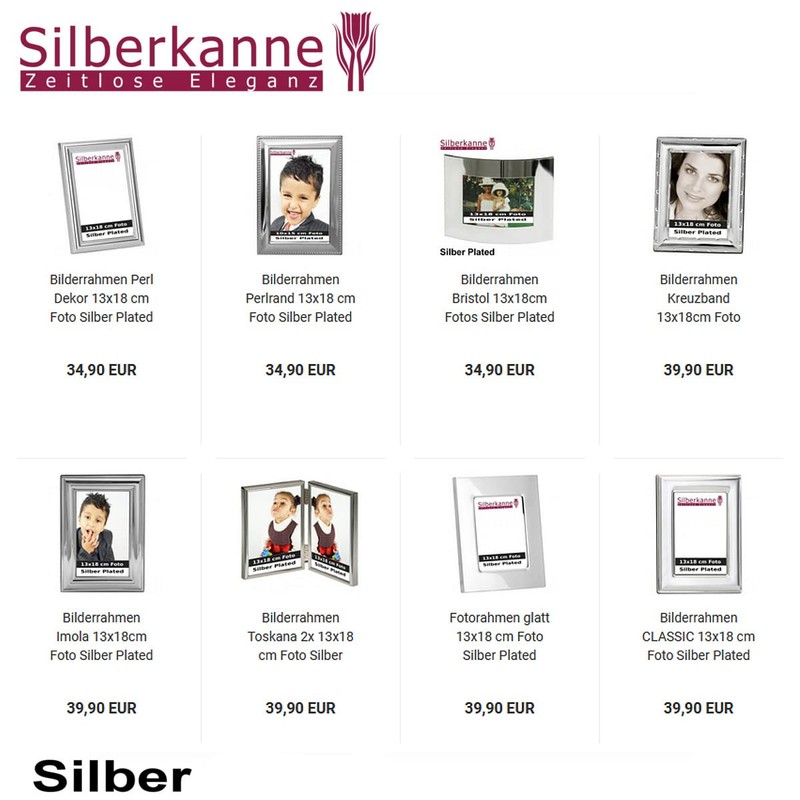 SILBERKANNE Gallery Tray with Pattern Round Diameter 34 cm Premium