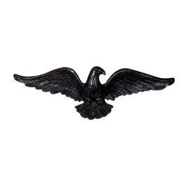 The King's Bay American Eagle Wall Plaque in Hand Darkened Bronze