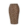 SSOULM Women's Work Office Stretchy Fitted Midi Pencil Skirt with