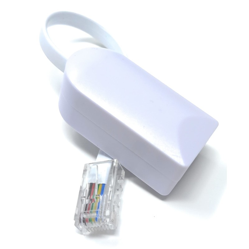 DRUT BT Socket to RJ45 Plug PABX (6P6C) Leaded Telephone