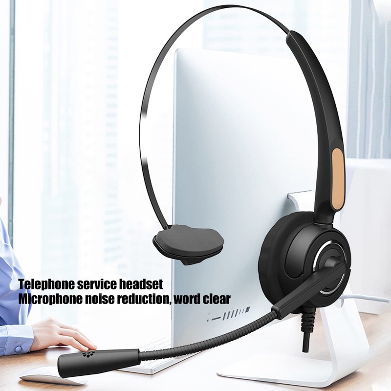 Sanpyl Auriculares con Micrófono, Auriculares con Cable de Negocios Auriculares
