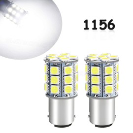SHENKENUO 6000K White 67 89 97 631 5007 5008 R5W R10W 1156 LED Bulb Mini BA15S for Car