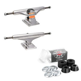 Independent Skateboard Trucks and Bushings Kit 144 Stage 11 Std + Cylinder Hard 94a BLK