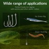 QualyQualy 1000pcs Carbon Steel Fishing Hooks W/Portable Plastic Box, Assorted