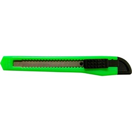 5x Bulk Small Neon Green Utility Knife Box Cutters Snap Off Blade 9MM Blade