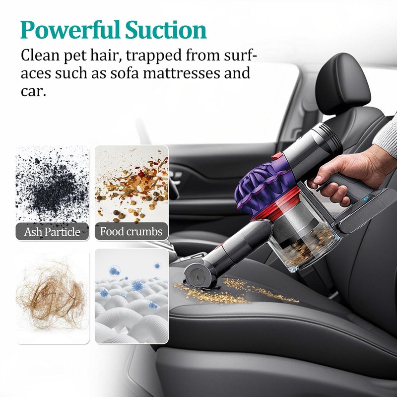 PCOMBEU For Dyson Mattress Tool, Upholstery Cordless Vacuum Attachments with