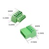 Willwewon 5 Sets 4-Pin 15EDGRK 3.81 mm/0.15 Inch Pitch PCB